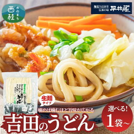 【ふるさと納税】 [訳あり]吉田のうどん 選べる 【3人前〜30人前】 個装3人前平袋 富士山麓の水で練り上げたコシの強いうどん ／ セット 饂飩 乱切り麺 硬め 太麺 半生麺 山梨県 特産品 お歳暮 お年賀 2000円