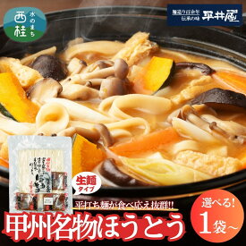 【ふるさと納税】[訳あり]甲州名物ほうとう 選べる 【3人前〜30人前】 個装3人前平袋 富士山麓の水で練り上げたおいしいほうとう ／ セット 味噌煮込み 郷土料理 山梨県 特産品 名物 お歳暮 お年賀 2000円