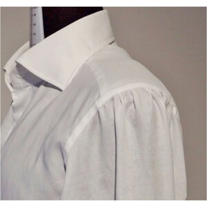 【ふるさと納税】No.260Mサイズ140番手cotton100%ハンドメイドシャツ/ファッションコットン天然素材山梨県