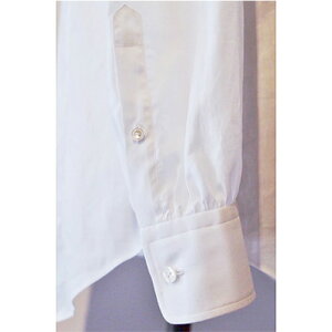 【ふるさと納税】No.260Mサイズ140番手cotton100%ハンドメイドシャツ/ファッションコットン天然素材山梨県