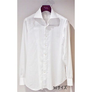 【ふるさと納税】No.260Mサイズ140番手cotton100%ハンドメイドシャツ/ファッションコットン天然素材山梨県