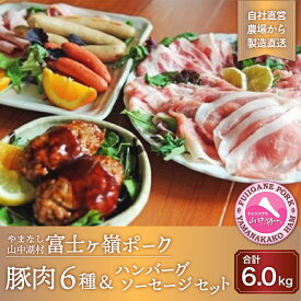 【ふるさと納税】『豚肉6種＆ハンバーグ・ソーセージセット』合計6.0kg
