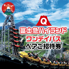 【ふるさと納税】 富士急ハイランド ワンデイパスペアご招待券｜ 遊園地 テーマパーク FAL001