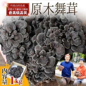 【ふるさと納税】【先行予約 選べる容量 季節限定】 舞茸 原木 マイタケ 高級 丹波山村産 1kg 2kg 450g｜香り高く肉厚な希少舞茸｜原木栽培 秋限定 産地直送 原木舞茸 丹波山村産 / 丹波山名産 希少 無農薬 無添加 舞茸 まいたけ マイタケ 原木栽培 きのこ キノコ 産地直送