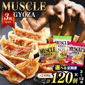 【ふるさと納税】【定期便も選べる】マッスルギョーザ 3種 セット｜ふるさと納税 餃子 ギョーザ 低糖質 マッスルギョーザ マッスル餃子 ダイエット 健康志向 長野県 松本市
