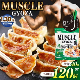 【ふるさと納税】【選べる】 MUSCLE GYOZA ～ マッスルギョーザ ～ 松本一本ねぎ 単品or3パックセット｜ふるさと納税 餃子 ギョーザ ねぎ ネギ タンパク質 低糖質 マッスルギョーザ マッスル餃子 ダイエット 健康志向 長野県 松本市