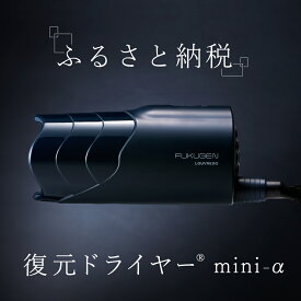 【ふるさと納税】復元ドライヤー mini α | ドライヤー サロン ヘアケア 家電 電化製品 どらいやー 髪 製品 日用品 本体 コンパクト 軽い 風呂 洗面台 適温 適湿 振動気化方式 長野県 松本市