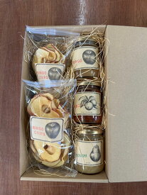 【ふるさと納税】【1月～発送】〔松本農未来project〕 ジャム3種、りんごチップ詰め合わせ セット（ジャム3個、チップ2袋）│信州 ジャム りんご チップス 詰め合わせ フルーツ 果物 長野県 松本市 松本市 ふるさと納税