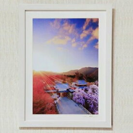 【ふるさと納税】信州上田癒しの風景　写真家岡田光司　2Lサイズ額付きオリジナルプリント