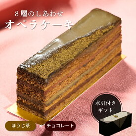 【ふるさと納税】オペラ チョコレートケーキ 香るほうじ茶ケーキ | チョコレート ケーキ ほうじ茶 和風 スイーツ お菓子 洋菓子 おやつ ギフト プレゼント 贈り物 冷凍 長野県 飯田市 信州