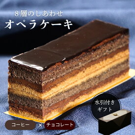 【ふるさと納税】8層の味わい コーヒーチョコ オペラケーキ| チョコレート ケーキ コーヒー スイーツ お菓子 洋菓子 おやつ ギフト プレゼント 贈り物 冷凍 長野県 飯田市 信州
