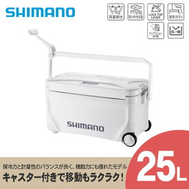 【ふるさと納税】シマノ スペーザ ベイシス 25L キャスター (ピュアホワイト) クーラーボックス | シマノ クーラーボックス アウトドア 保冷 クーラー 釣り キャンプ 信州 南信州 送料無料 ふるさと納税 長野県 飯田市 AQ17