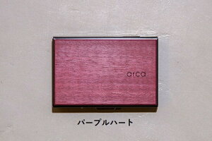 【ふるさと納税】arca カードケース 全6種 ( クリ ウォールナット パープルハート ウェンジ スモークメープル カリン ) / 木製 カード入れ メンズ レディース 天然木 名刺 プレゼント ビジネ