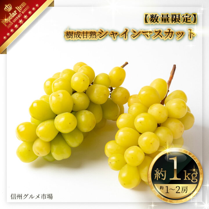 楽天市場】【ふるさと納税】【数量限定】樹成甘熟シャインマスカット 