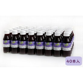【ふるさと納税】信州小諸産ブルーベリージュース100ml×40本セット 果汁飲料 野菜飲料 　お届け：寄附入金確認後、随時発送
