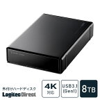 【081-01】 ロジテック ハードディスク(HDD) 8TB スタンダードタイプ【LHD-EN80U3WS】