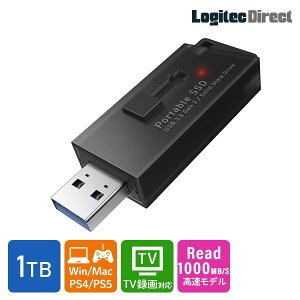 yӂ邳Ɣ[Łzy057-03zWebN SSD Ot 1TB USB3.2 Gen2 Ǎx1000MB/b PS5/PS4mF USBTCYyLMD-SPBH100U3BKz