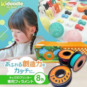 【ふるさと納税】 3Dプリンター キッズ 3Dプリンター 専用 フィラメント 250g×8色セット(Kidoodle Mini BoxA1専用消耗品)| プリンター 3D お子さま こども 知育 発想力 長野県 伊那市 【022-16】