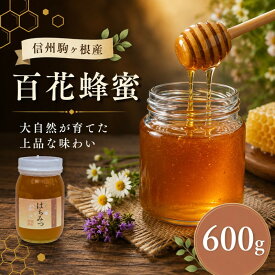 【ふるさと納税】信州駒ヶ根産「百花蜂蜜」（600g） 国産 無添加 はちみつ 高級