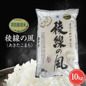 【ふるさと納税】【信濃大町産】特別栽培米 稜線の風(あきたこまち) 10kg | お米 こめ 白米 食品 人気 おすすめ 送料無料
