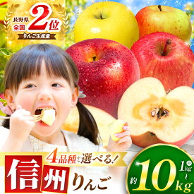 【ふるさと納税】《寄附金額改定しました!》選べる品種!信州産 りんご(単品 or セット)【9月上旬頃から順次発送】 | 果物 くだもの フルーツ 林檎 りんご リンゴ シナノゴールド シナノスイート ぐんま名月 サンふじ お好み 信州産 長野県 塩尻市 | 寄付額 4500円~