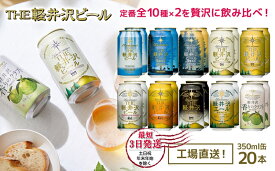 【ふるさと納税】 THE軽井沢ビール　10種20缶　飲み比べ　ギフトセット【お中元 お歳暮 母の日 父の日 家飲み おすすめ　お取り寄せ 内祝い ギフト 送料無料 晩酌 長野県 佐久市 】