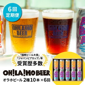 【ふるさと納税】クラフトビール 定期便 (6回) 飲み比べ 10本セット (ゴールデンエール・アンバーエール) オラホビール 詰め合わせ お酒 地ビール ギフト プレゼント お歳暮 お中元 父の日 長野県東御市