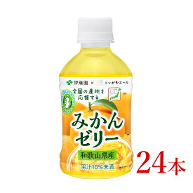 【ふるさと納税】伊藤園　ニッポンエール　みかんゼリー「280g×24本」【飲料 みかん 温州みかん ジュース ゼリー ゼリー飲料 柑橘 長野県 安曇野市 信州】