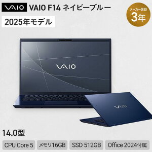 yӂ邳Ɣ[Łz VAIO F14ilCr[u[F2025Nfj Ɠd p\R PC 쌧 ܖs