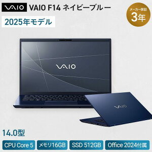 yӂ邳Ɣ[Łz VAIO F14ilCr[u[F2025Nfj Ɠd p\R PC 쌧 ܖs