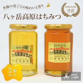 【ふるさと納税】八ヶ岳高原はちみつ2本セット
