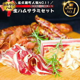 【ふるさと納税】信州　きたやつハムセット　生ハム・サラミセット（生ハム2種 + パンチェッタ 2種 + サラミ2種）[KH-110]