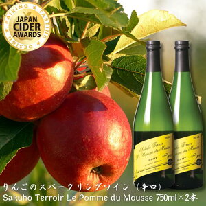 yӂ邳Ɣ[Łz񂲂SUDA@Sakuho Terroir Le Pomme du Mousse@V[h2{MtgBOXy40@񂲂̃Xp[NOCihj@750ml×2{Zbg z[RS-102]