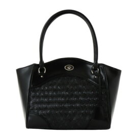 【ふるさと納税】【濱野皮革工藝 】ハニカム トートバッグ(ブラック)【1541769】