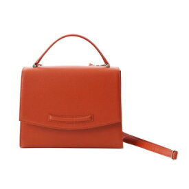【ふるさと納税】【濱野皮革工藝 HAMANO バッグ】グレース 2WAYショルダーハンドバッグ(オレンジ)【1640059】