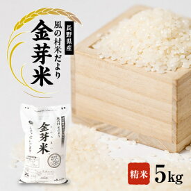 【ふるさと納税】南箕輪村産「風の村米だより」金芽米 5kg(精米)【1508113】