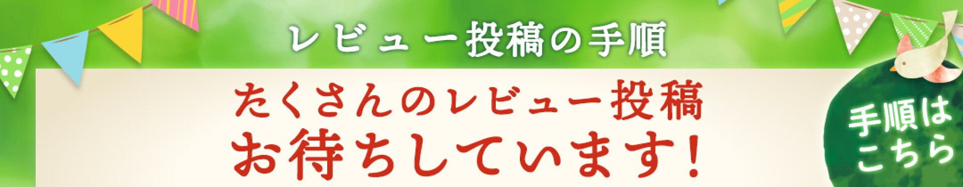 レビュー投稿の手順