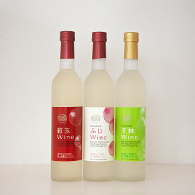 【ふるさと納税】りんごワイン3本セット 王林＆ふじ＆紅玉【配送不可地域：離島】
