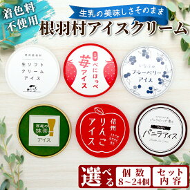 【ふるさと納税】選べる！根羽村アイスアソート アイスクリーム 8個 16個 24個 期間限定 生ソフトクリームアイス バニラアイス 西尾抹茶 抹茶 りんご 紅ほっぺ いちご 苺アイス ブルーベリー フレーバー 詰め合わせ