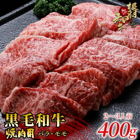 【ふるさと納税】根羽こだわり和牛 焼肉 400g バーベキュー 国産黒毛和牛 バラ肉 モモ肉 盛り合わせ 厳選 牛肉 和牛 焼き肉 10000円 10,000円