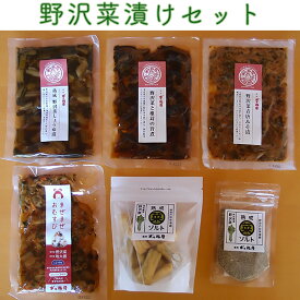 【ふるさと納税】信州 麻績村 野沢菜詰め合わせセット 野沢菜漬け 漬物