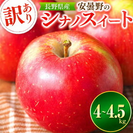 【ふるさと納税】【2026年先行予約】訳あり シナノスイート 4~4.5kg ｜ 東印平林農園 エコファーマー認定 リンゴ りんご 林檎 果物 フルーツ 果実 しなの スイート 家庭用 わけあり 訳アリ 長野県 松川村