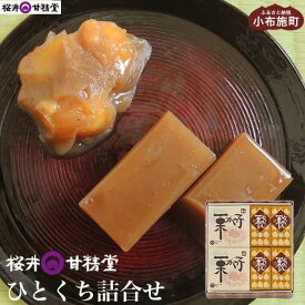 【ふるさと納税】桜井甘精堂 ひとくち詰合せ1号［桜井甘精堂］お菓子 栗 スイーツ 和菓子 かのこ 羊羹 栗羊羹 ようかん 栗きんとん 長野 信州 栗かのこ くり 詰合せ 詰め合わせ お取り寄せ 名物 ギフト 高級 贈答 ご当地 セット 個包装