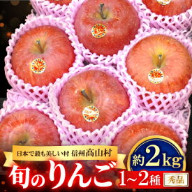 【ふるさと納税】【2026年先行予約】日本で最も美しい村ー信州高山村ー　旬のりんご【秀品】サンふじ・名月・他【1696201】