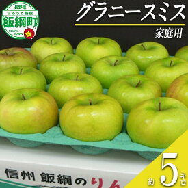 【ふるさと納税】 りんご グラニースミス 家庭用 5kg ふるさと振興公社 長野県 飯綱町 〔 信州 林檎 リンゴ 果物 フルーツ 長野 22000円 〕発送期間：2025年11月中旬〜2026年2月下旬 {**}