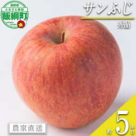 【ふるさと納税】 りんご サンふじ 5kg 秀 エバラ農園 沖縄県への配送不可 〔 果物 フルーツ 林檎 長野 予約 農家直送 5キロ 16000円 〕【令和7年度収穫分】 発送：2025年11月中旬〜