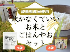 【ふるさと納税】炊かなくていいお米とごはんやおセットA GPF-01