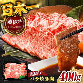 【ふるさと納税】【飛騨牛】霜降りバラ焼肉用 400g 飛騨牛 ひだぎゅう 牛肉 ぎゅうにく 和牛 BBQ カルビ 飛騨牛 霜降り バラ バラ肉 牛バラ 牛バラ肉 焼肉 焼き肉 やきにく 焼肉用 岐阜市/丸福商店 [ANBO001]