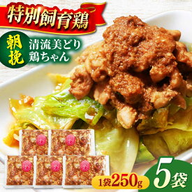 【ふるさと納税】朝挽き 清流美どり 鶏ちゃん 250g×5P 鶏肉 若鶏 お取り寄せ 岐阜市/若鶏の春近[ANDL006]