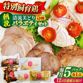 【ふるさと納税】【12回定期便】 朝挽き 清流美どり バラエティ5点セット 鶏肉 若鶏 お取り寄せ 岐阜市 / 若鶏の春近[ANDL014]